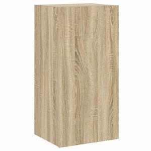 TV-Wandschrank Sonoma Eiche mit LED