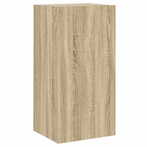 TV-Wandschrank Sonoma Eiche mit LED
