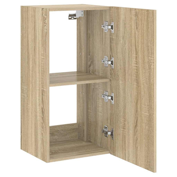 TV-Wandschrank Sonoma Eiche mit LED