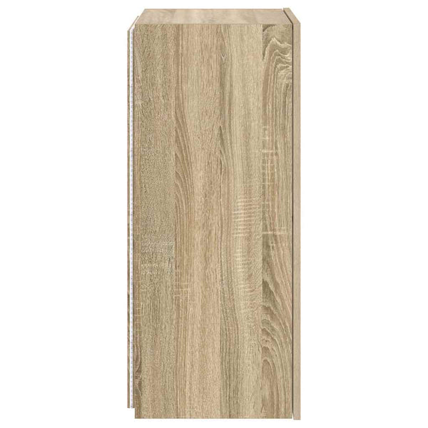 TV-Wandschrank Sonoma Eiche mit LED