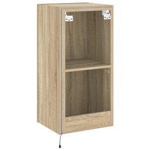 TV-Wandschrank Sonoma Eiche mit LED