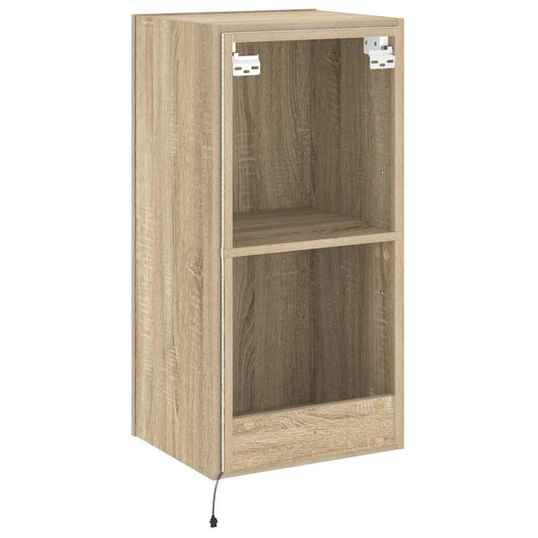 TV-Wandschrank Sonoma Eiche mit LED