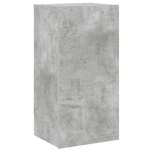 TV-Wandschrank mit LED Betongrau 40,5x35x80 cm