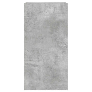 TV-Wandschrank mit LED Betongrau 40,5x35x80 cm
