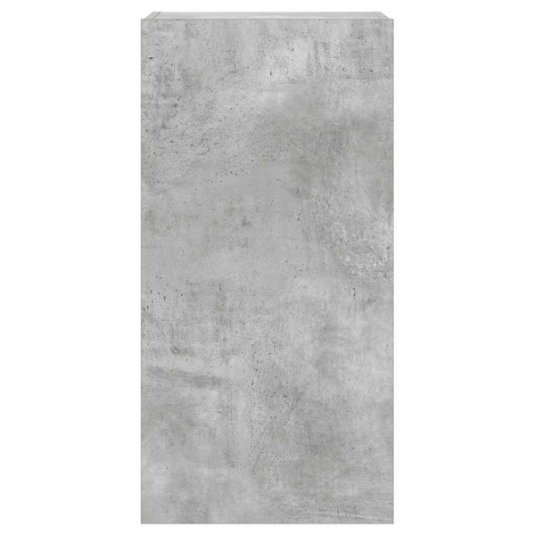 TV-Wandschrank mit LED Betongrau 40,5x35x80 cm