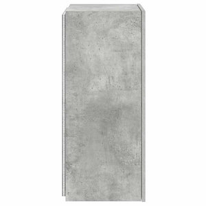 TV-Wandschrank mit LED Betongrau 40,5x35x80 cm