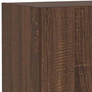 TV-Wandschrank mit LED Eichenoptik