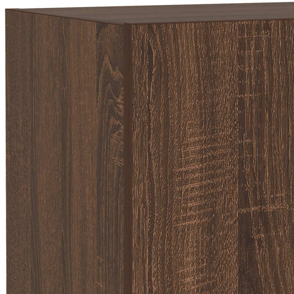 TV-Wandschrank mit LED Eichenoptik
