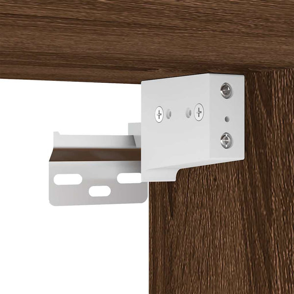 TV-Wandschrank mit LED Eichenoptik