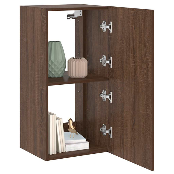 TV-Wandschrank mit LED Eichenoptik