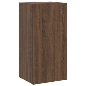 TV-Wandschrank mit LED Eichenoptik