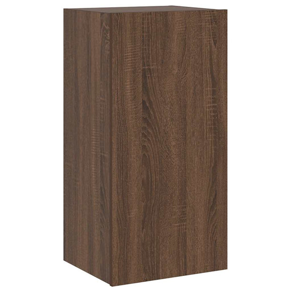 TV-Wandschrank mit LED Eichenoptik