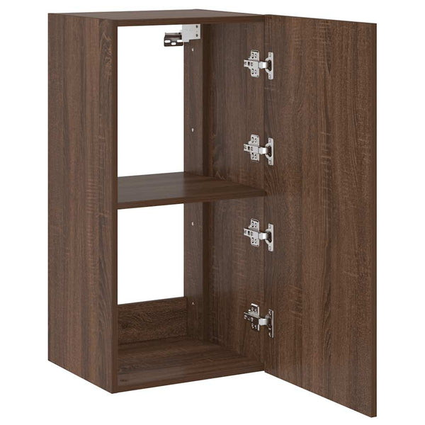 TV-Wandschrank mit LED Eichenoptik
