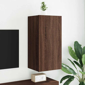 TV-Wandschrank mit LED Eichenoptik