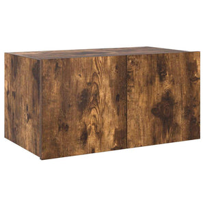 TV-Wandschrank mit LED Räuchereiche 60 cm