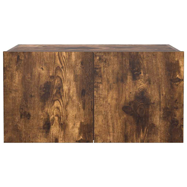 TV-Wandschrank mit LED Räuchereiche 60 cm