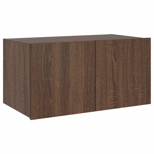TV-Wandschrank mit LED Eichenoptik
