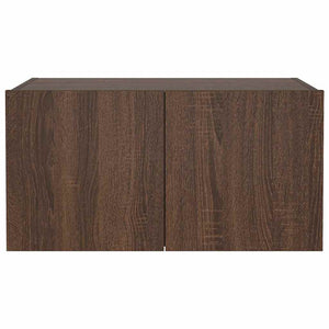 TV-Wandschrank mit LED Eichenoptik