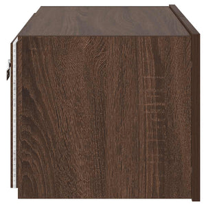 TV-Wandschrank mit LED Eichenoptik