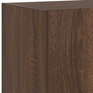 TV-Wandschrank mit LED Eichenoptik