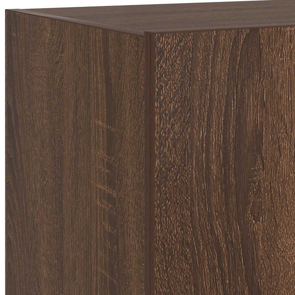 TV-Wandschrank mit LED Eichenoptik