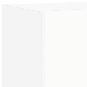 TV-Wandschrank mit LED Weiß 80cm