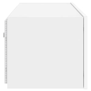 TV-Wandschrank mit LED Weiß 80cm