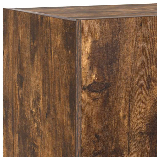 TV-Wandschrank Räuchereiche mit LED 80cm