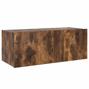 TV-Wandschrank Räuchereiche mit LED 80cm