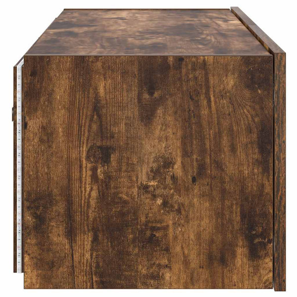 TV-Wandschrank Räuchereiche mit LED 80cm
