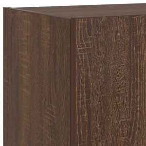 TV-Wandschrank mit LED Eichen-Optik