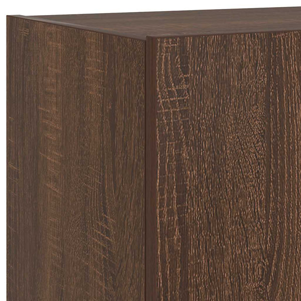 TV-Wandschrank mit LED Eichen-Optik