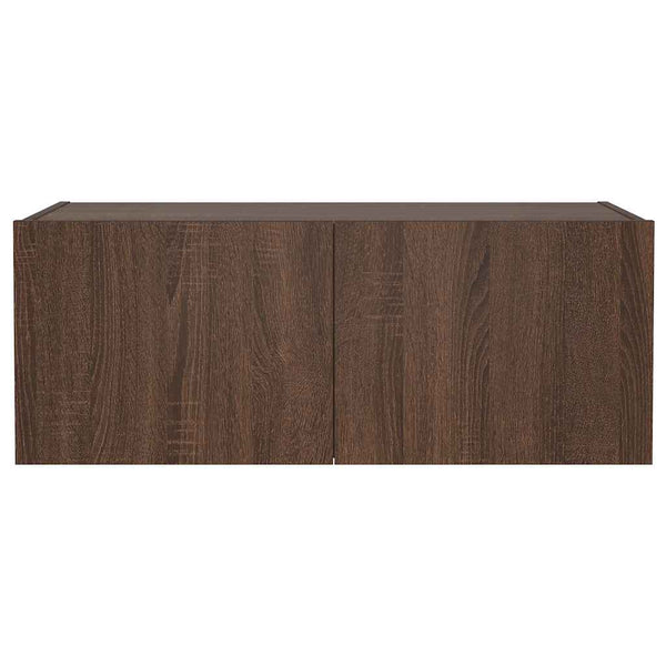 TV-Wandschrank mit LED Eichen-Optik