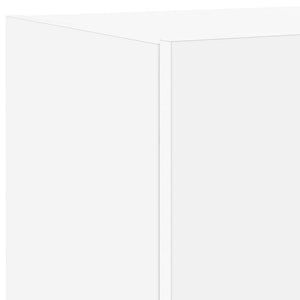 TV-Wandschrank mit LED Weiß 100cm