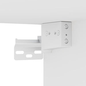 TV-Wandschrank mit LED Weiß 100cm