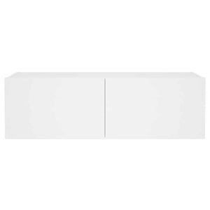 TV-Wandschrank mit LED Weiß 100cm