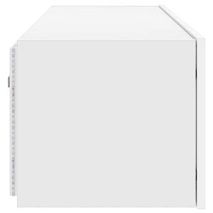 TV-Wandschrank mit LED Weiß 100cm