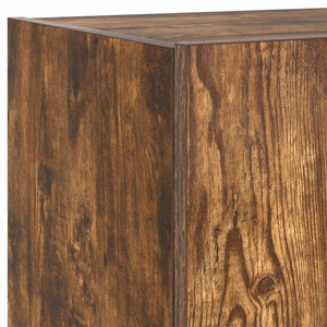 TV-Wandschrank Räuchereiche mit LED 100cm