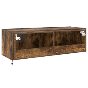 TV-Wandschrank Räuchereiche mit LED 100cm