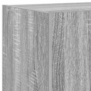 TV-Wandschrank mit LED Grau Sonoma 100 cm