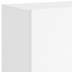 TV-Wandschränke mit LED, 2er Set, Weiß