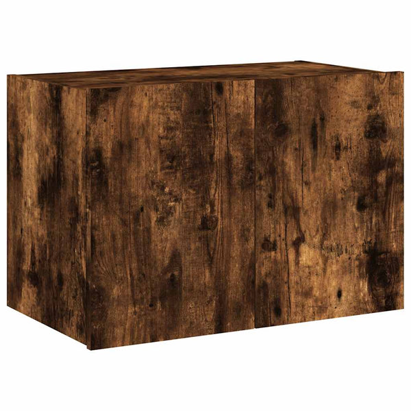 TV-Wandschrank Räuchereiche mit LED