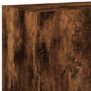 TV-Wandschrank Räuchereiche mit LED