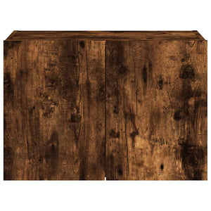 TV-Wandschrank Räuchereiche mit LED