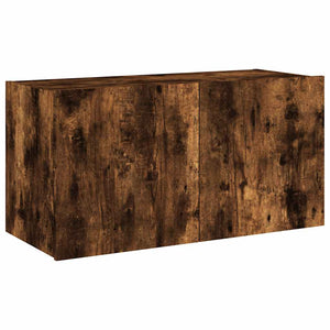 TV-Wandschrank Räuchereiche mit LED 80cm