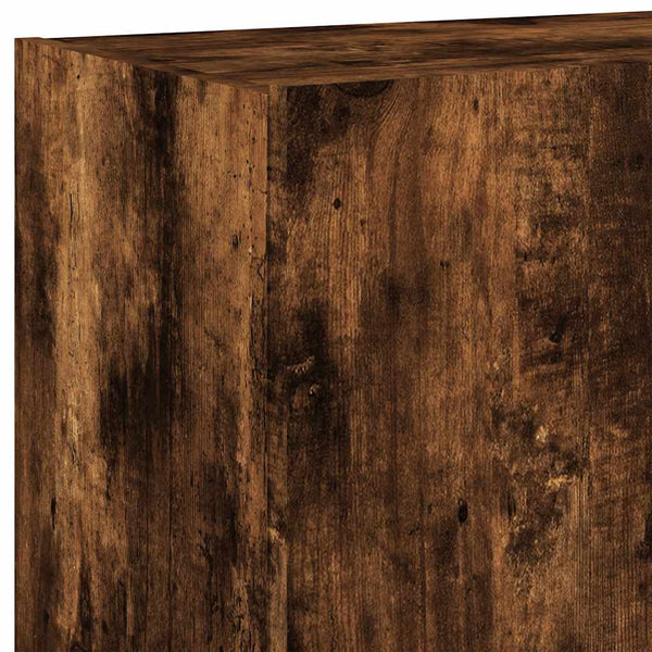 TV-Wandschrank Räuchereiche mit LED 80cm