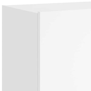 TV-Wandschrank mit LED Weiß 100 cm