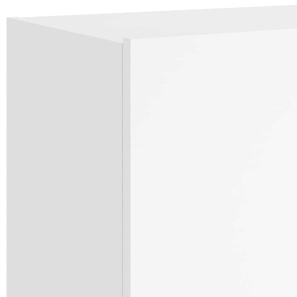 TV-Wandschrank mit LED Weiß 100 cm