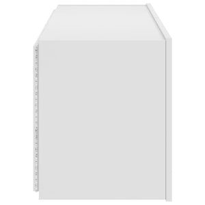 TV-Wandschrank mit LED Weiß 100 cm