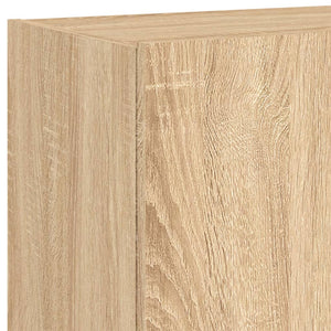 TV-Wandschrank Sonoma Eiche mit LED